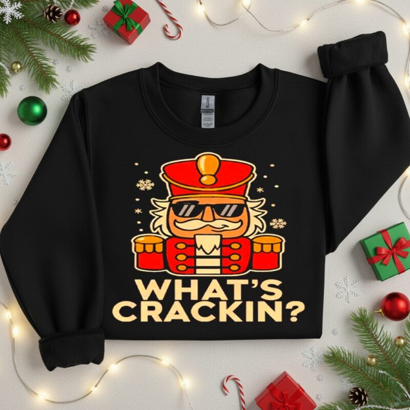 Whats Crackin Christmas Nutcracker_Crewneck Sweatshirt