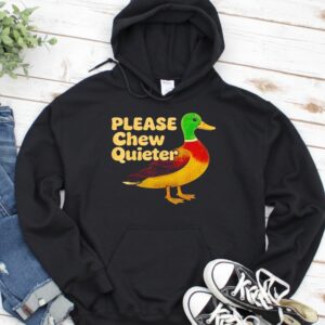 Wild duck please chew quieter sarcastic animal_Hoodie