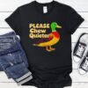 Wild duck please chew quieter sarcastic animal_T-Shirt