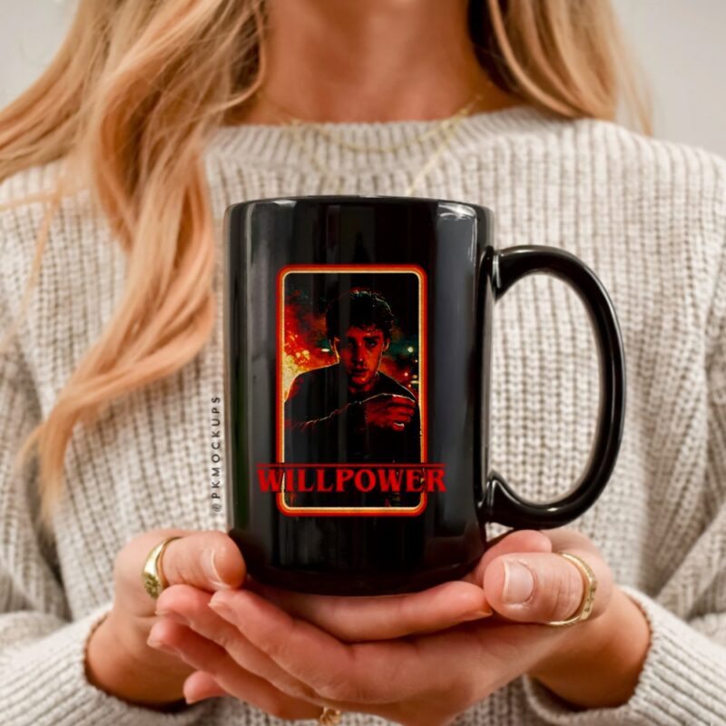 Willpower Stranger Things 5 vintage_Ceramic Mug