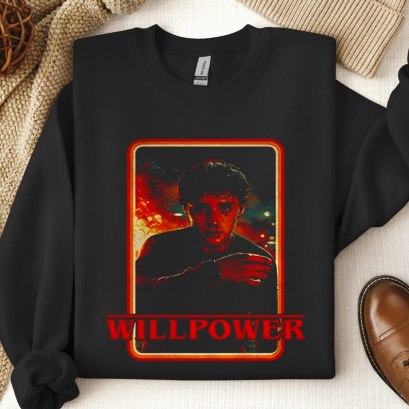 Willpower Stranger Things 5 vintage_Crewneck Sweatshirt