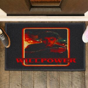 Willpower Stranger Things 5 vintage_Rubber Doormat