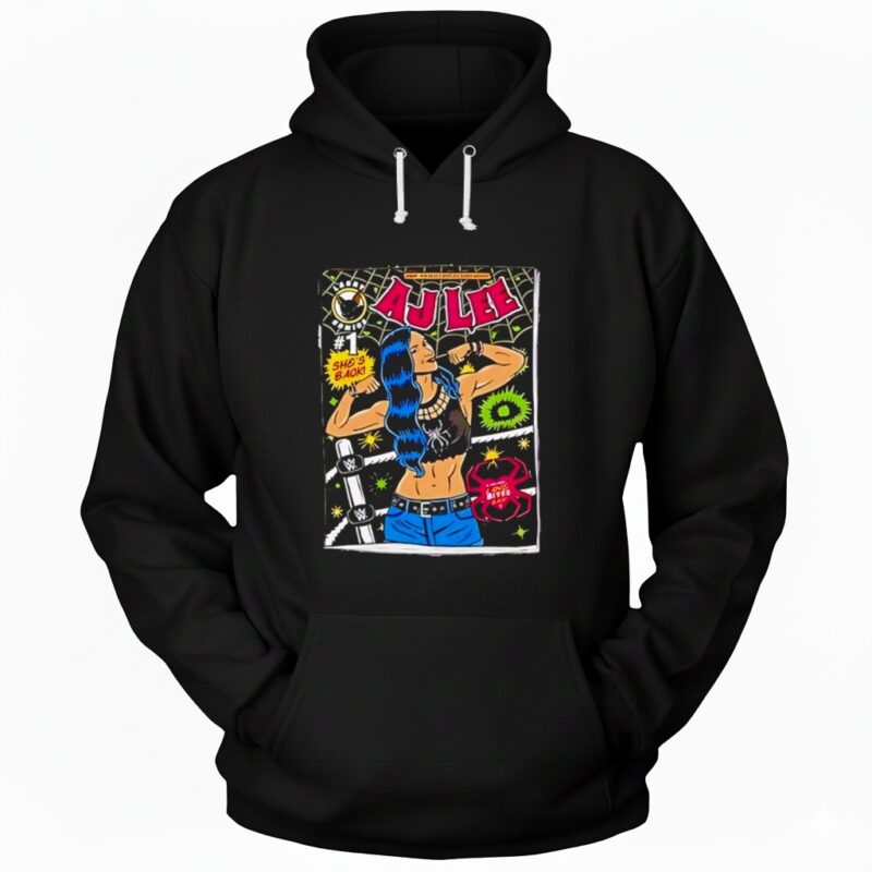 Wwe She Back Comic Aj Lee_Hoodie