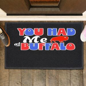 You had me at Buffalo Bills_Rubber Doormat