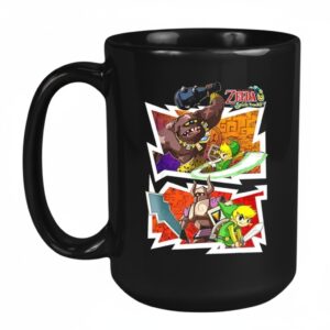 Zelda Battles The Legend of Zelda Spirit Tracks video game_Mug