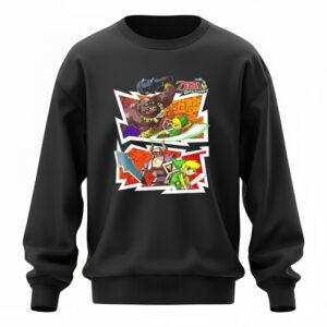 Zelda Battles The Legend of Zelda Spirit Tracks video game_Sweatshirt