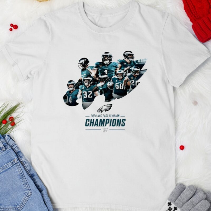 2025 Eagles Nfc East Division Champions logo_T-shirt