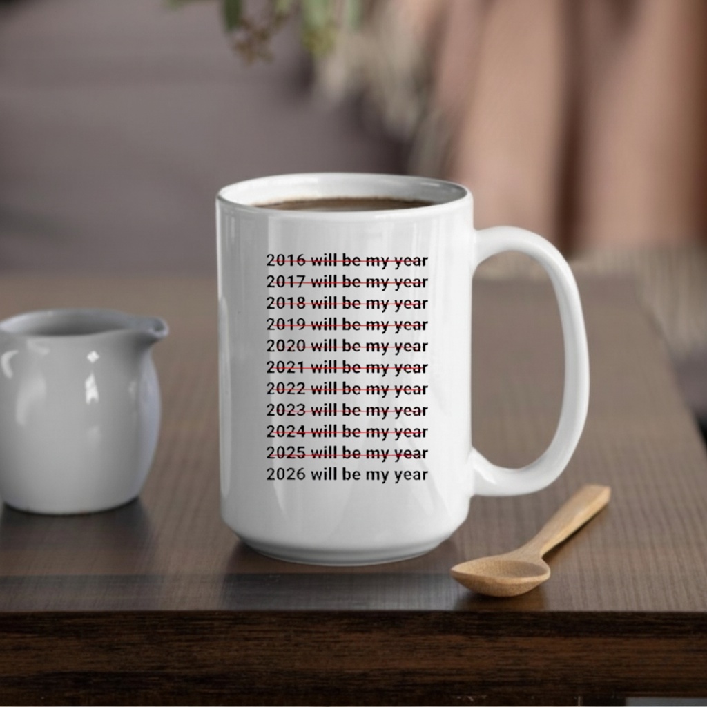 2026 Will Be My Year Funny Humor New Year Quote_Mug 2026 Will Be My Year Funny Humor New Year Quote_Mug