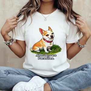 All Rulers Are Parasites Chihuahua Dog_Classic Women's T-Shirt