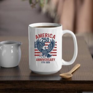 America 250th Anniversary 1776 2026 Eagle_Mug
