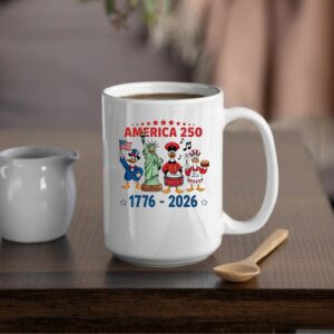 America 250th Anniversary Goose Cartoon_Mug