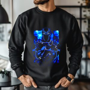 Black Panther superhero King panther shadow_Crewneck Sweatshirt