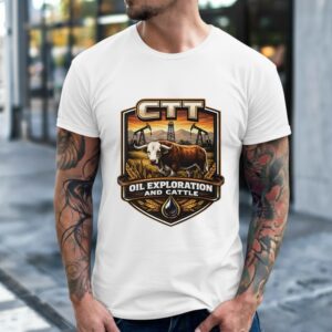 CTT Oil Exploration And Cattle retro funny_Classic Men's T-Shirt