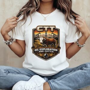 CTT Oil Exploration And Cattle retro funny_Classic Women's T-Shirt