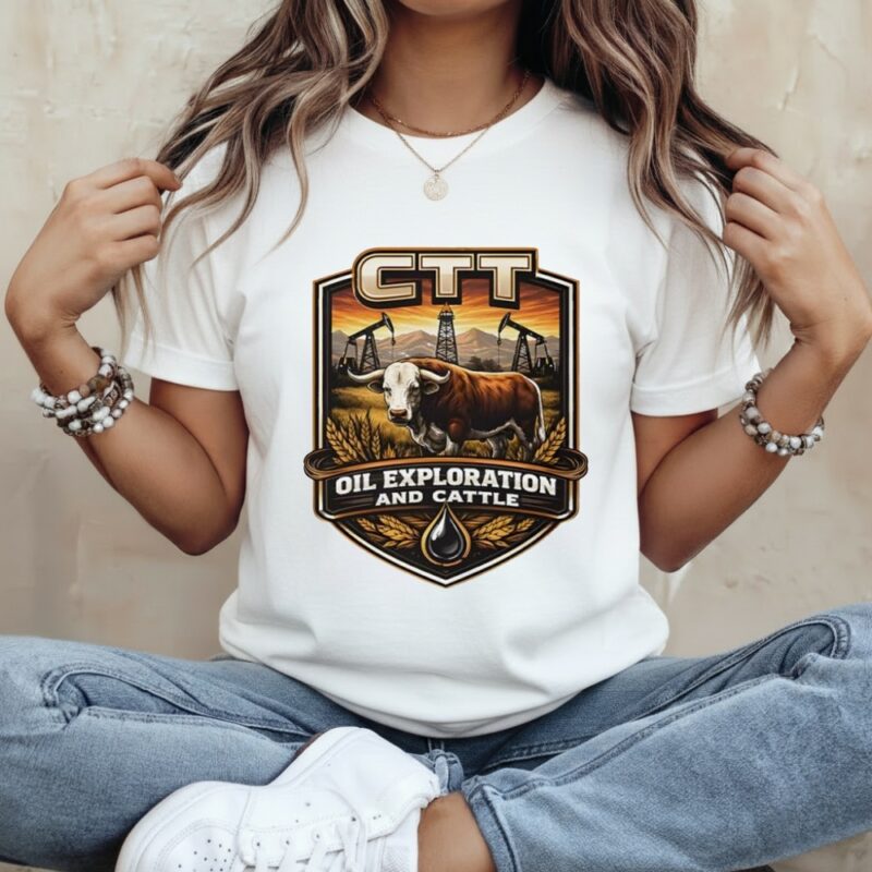 CTT Oil Exploration And Cattle retro funny_Classic Women's T-Shirt