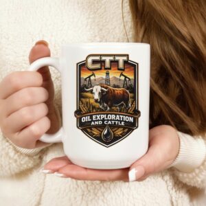 CTT Oil Exploration And Cattle retro funny_Mug