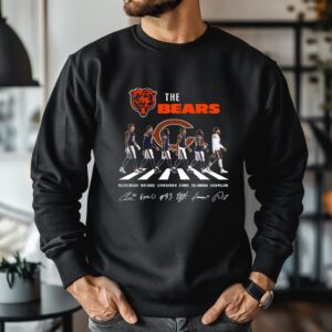 Chicago Bears NFL player cross the road signature_Crewneck Sweatshirt