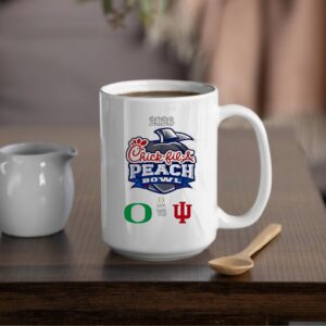 Chick-fil-A Peach Bowl 2026 Oregon Ducks vs Indiana Hoosiers_Mug