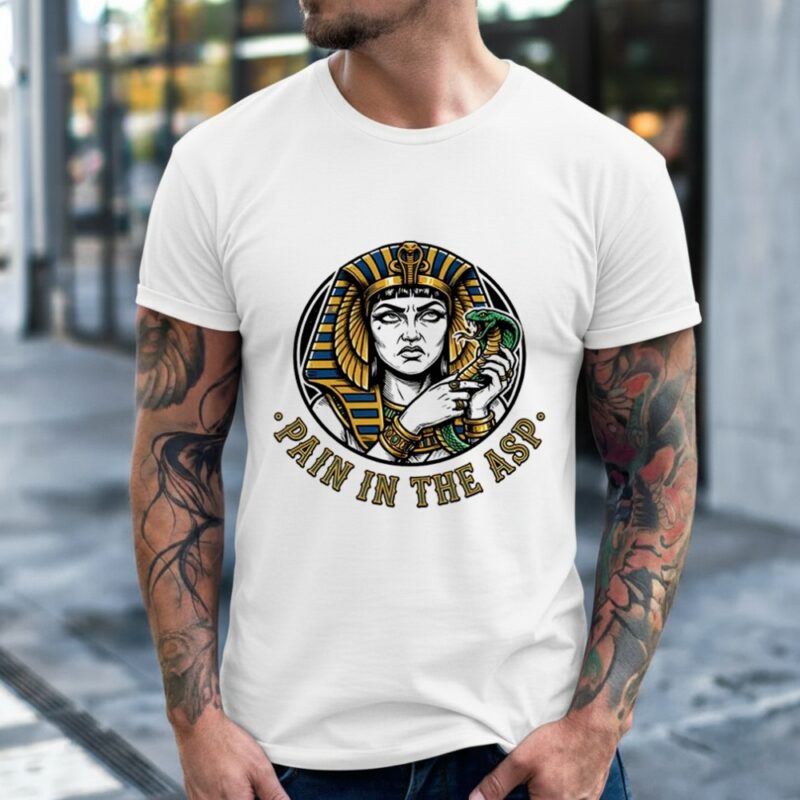 Cleopatra Pain in the ASP ancient Egypt logo_Classic Men's T-Shirt