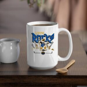 Cleveland Monsters hockey mascot Cleveland Rocks_Mug