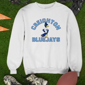 Creighton Bluejays NCAA Billy Bluejay wordmark curved_Sweatshirt