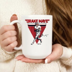 Drake Maye Drake Maye signature retro_Mug