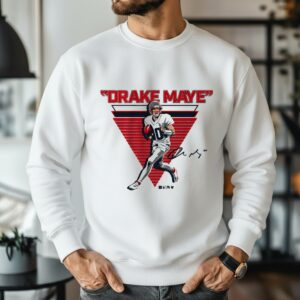 Drake Maye Drake Maye signature retro_Sweatshirt