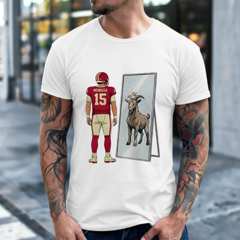 Fernando Mendoza Indiana Hoosiers NCAA Goat Number 15 player_Classic Men's T-Shirt