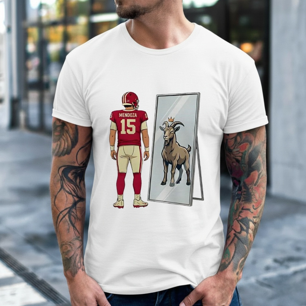 Fernando Mendoza Indiana Hoosiers NCAA Goat Number 15 player_Classic Men's T-Shirt Fernando Mendoza Indiana Hoosiers NCAA Goat Number 15 player_Classic Men's T-Shirt