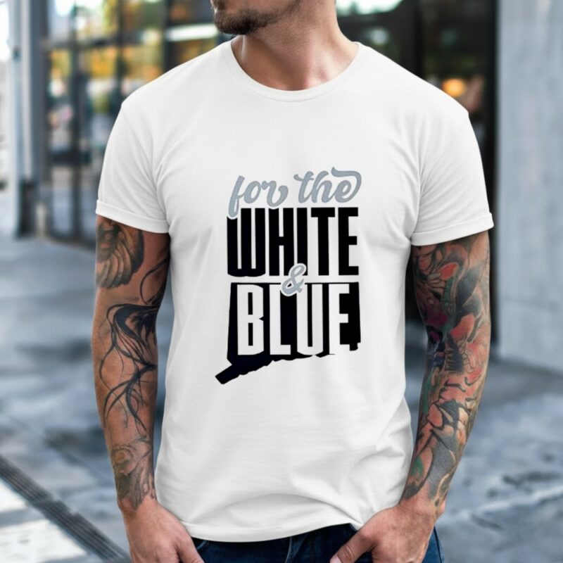 For the White and Blue_Classic Men's T-Shirt