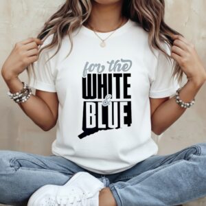 For the White and Blue_Classic Women's T-Shirt