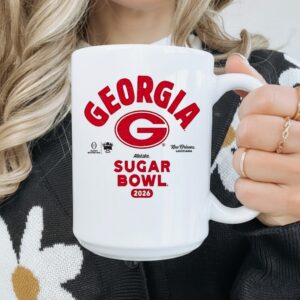 Georgia Bulldogs football Playoff 2026 Allstate Sugar Bowl Bound logo_Mug