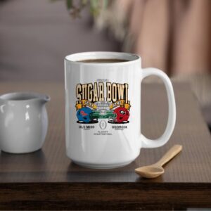 Georgia Bulldogs vs Ole Miss Rebels 2026 Sugar Bowl helmets_Mug