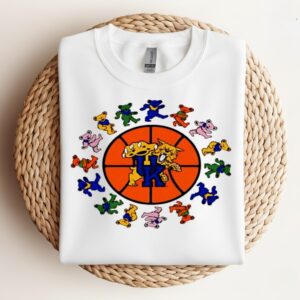 Grateful Dead Kentucky Wildcats basketball logo_Crewneck Sweatshirt