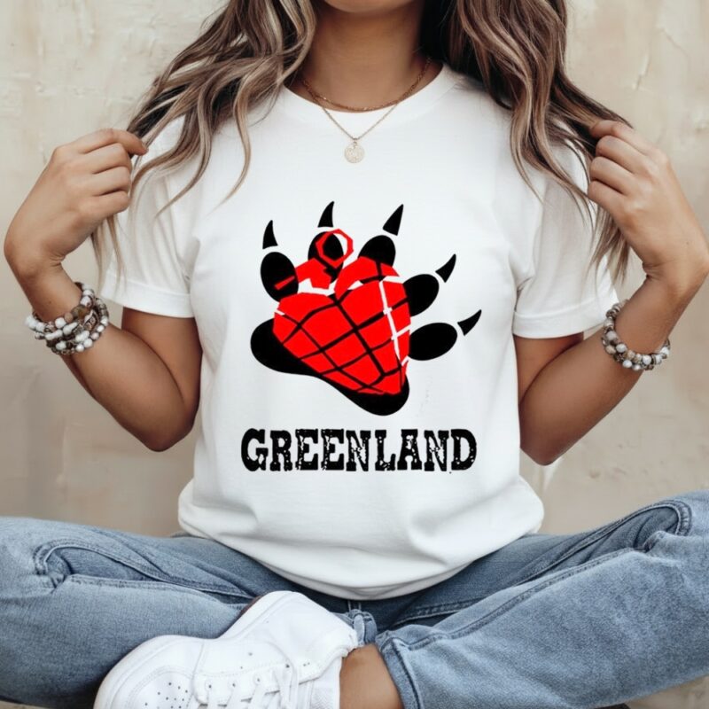 Greenland green day bear paw heart logo parody_Classic Women's T-Shirt