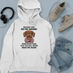 Grumpy dog wooftees before you do me wrong make damn sure that you will never need me again_Hoodie