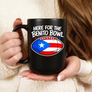 Here For The Benito Bowl Bad Bunny Super Bowl_Ceramic Mug
