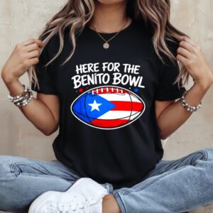 Here For The Benito Bowl Bad Bunny Super Bowl_Ladies T-Shirt