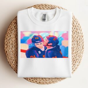 Hollanov Ilya Rozanov kissing Shane Hollander Hockey art_Crewneck Sweatshirt