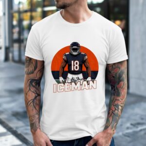 Iceman Caleb Williams Chicago Bears NFL Football 2025 signature_Classic Men's T-Shirt