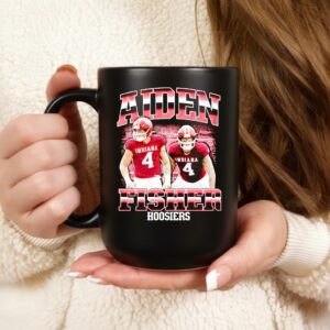 Indiana Hoosiers Aiden Fisher 90s Pepper_Ceramic Mug