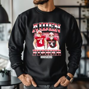 Indiana Hoosiers Aiden Fisher 90s Pepper_Crewneck Sweatshirt