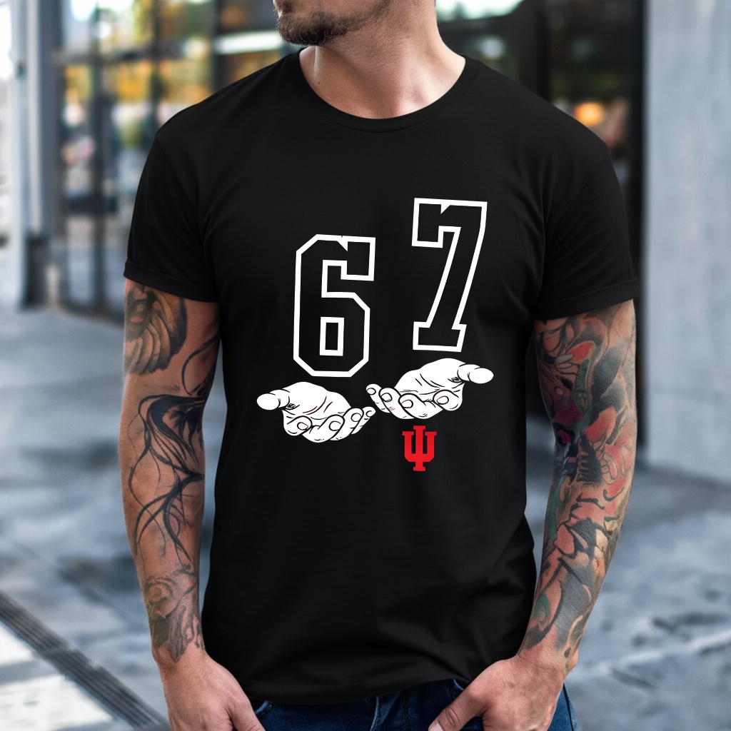 Indiana Hoosiers Football 6 7_T-Shirt Indiana Hoosiers Football 6 7_T-Shirt