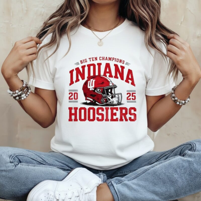 Indiana Hoosiers Football Big Ten Champions 2025 helmet logo_Classic Women's T-Shirt