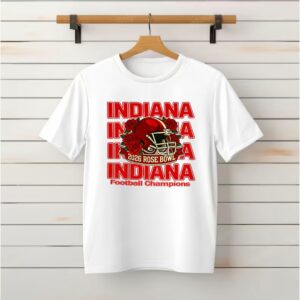 Indiana Hoosiers Rose Bowl 2026 Football Champions helmet logo_Classic T-Shirt