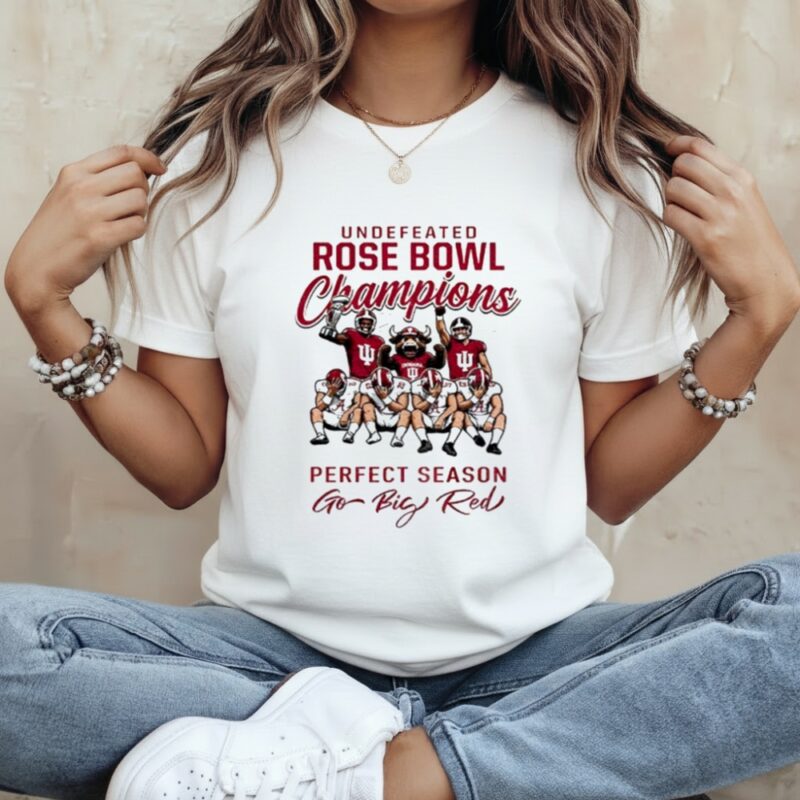 Indiana Hoosiers Undefeated Rose Bowl Champions 2026 Perfect Season Go Big Red_Classic Women's T-Shirt