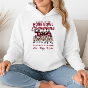 Indiana Hoosiers Undefeated Rose Bowl Champions 2026 Perfect Season Go Big Red_Hoodie
