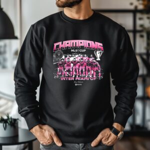 Inter Miami CF MLS Cup Champions player graphic_Crewneck Sweatshirt