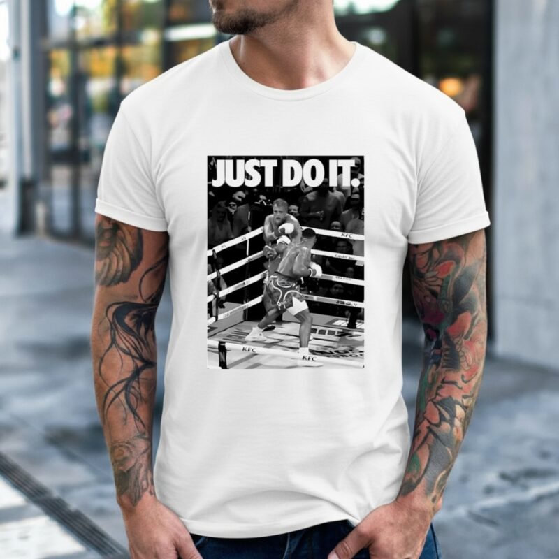 Jake Paul and Anthony Joshua just do it boxing match image_Classic Men's T-Shirt