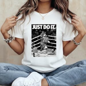 Jake Paul and Anthony Joshua just do it boxing match image_Classic Women's T-Shirt